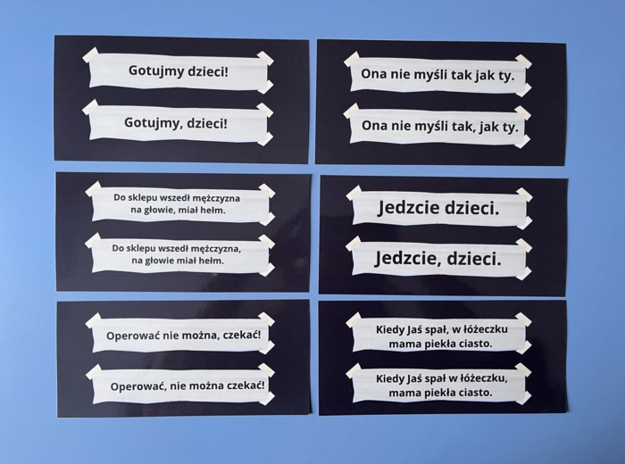 Interpunkcja - zabawne przypadki zdań