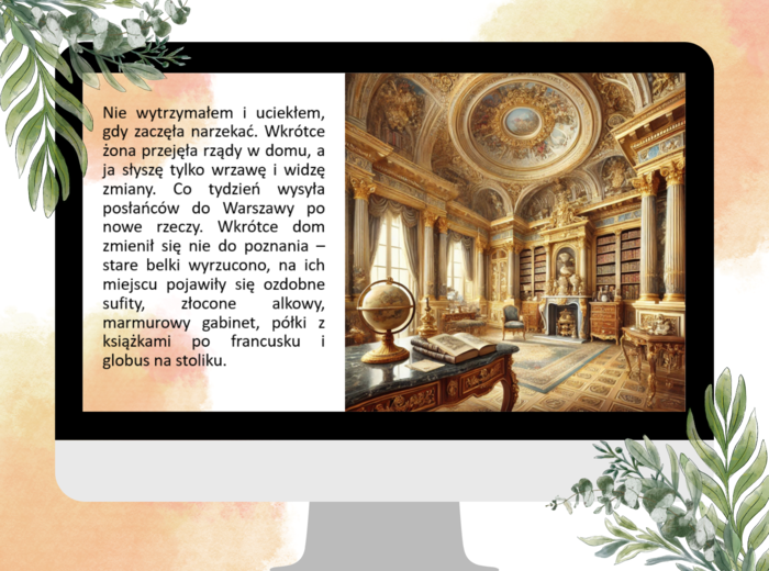 Prezentacja - "Żona modna" Ignacy Krasicki, egzamin ósmoklasisty