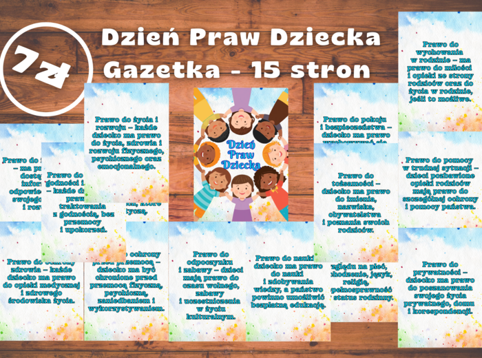 Dzień Praw Dziecka - Gazetka z prawami