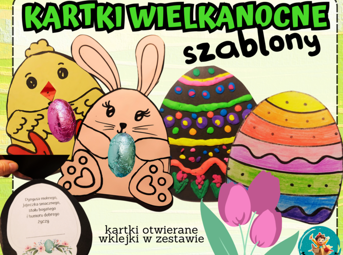KARTKI WIELKANOCNE - SZABLONY