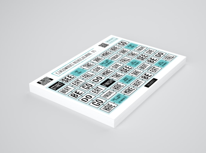 CZASOWNIKI NIEREGULARNE 03 – gra planszowa