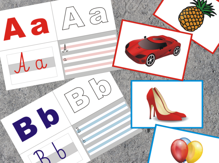 Litery - nauka czytania i pisania