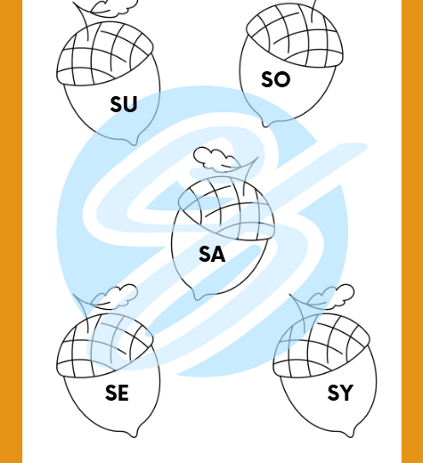 Jesienna logopedia – ćwiczenia logopedyczne z logotomami dla szeregu syczącego (s, z, c, dz)