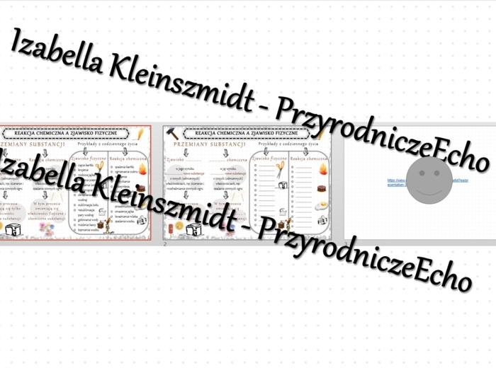 Minizestaw na temat „Reakcja chemiczna a zjawisko fizyczne” – sketchnotka + karta pracy w power point + gratisowy link do prezentacji multimedialnej niekomercyjnej wykonanej w genial.ly do indywidualnego pobrania i użycia do celów niekomercyjnych. Chemia