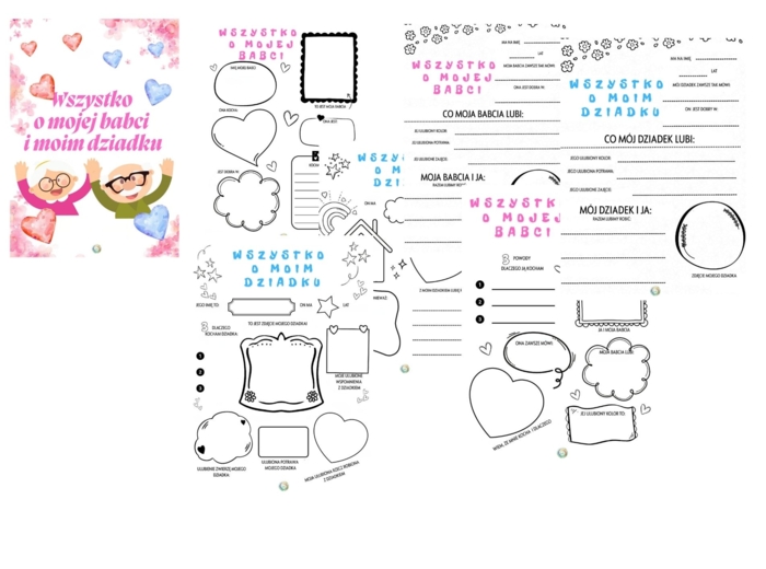 WSZYSTKO O MOJEJ BABCI I MOIM DZIADKU - WYJĄTKOWA PAMIĄTKA NA CAŁE ŻYCIE