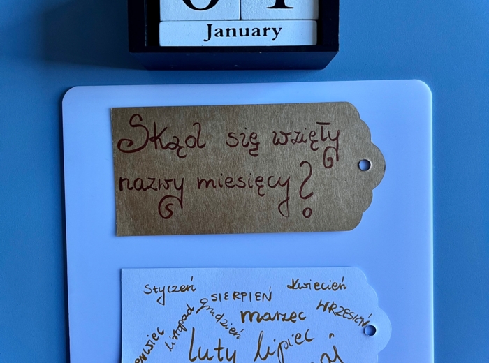 Skąd się wzięły nazwy miesięcy - karty