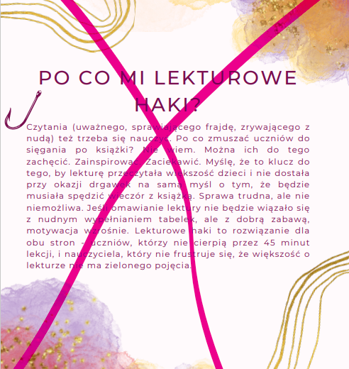 Zestaw - praca z lekturą "Akademia pana Kleksa"