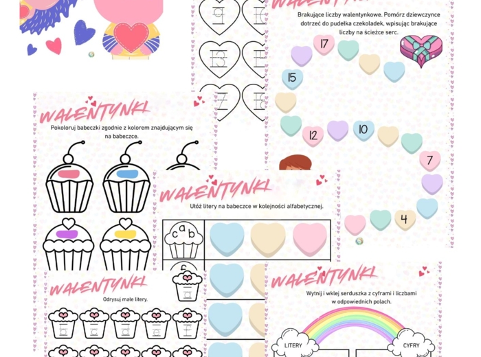 WALENTYNKOWA KSIĄŻECZKA AKTYWNOŚCI