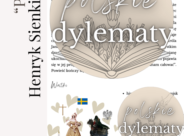 H. Sienkiewicz "Potop" - opracowanie maturalne - 17 stron