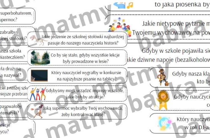 KLASOWE CHICHOTKI - integracja i kreatywność na początek roku szkolnego (i nie tylko...!)