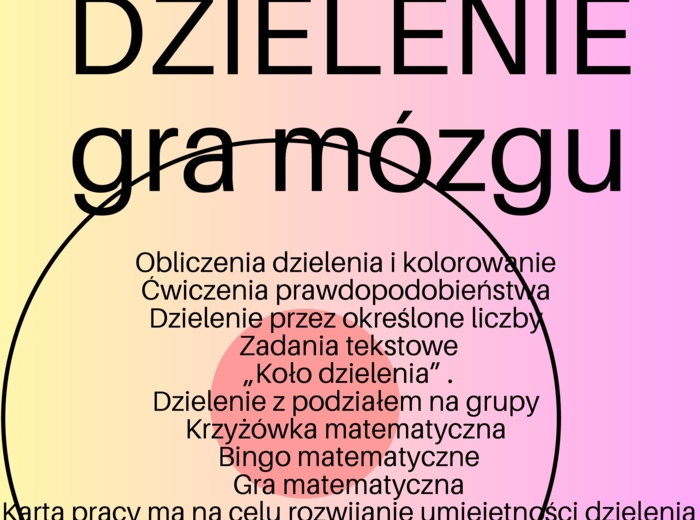 gra mózgu DZIELENIE 33 strony