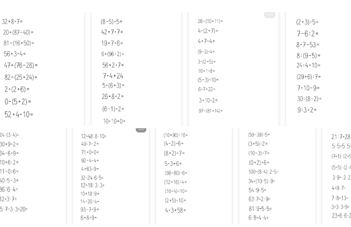 Kolejność wykonywania działań dodawanie odejmowanie, mnożenie, dzielenie, nawiasy