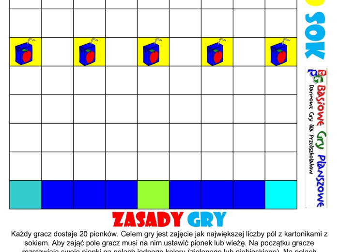 Skok po sok – Gra planszowa