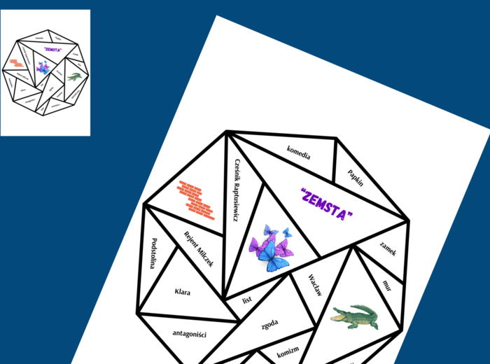 ZEMSTA – układanka – puzzle – egzamin – powtórka