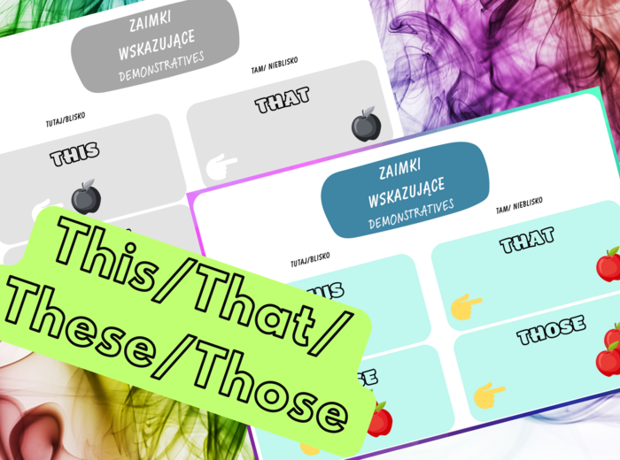 Język angielski - This/That/These/Those
