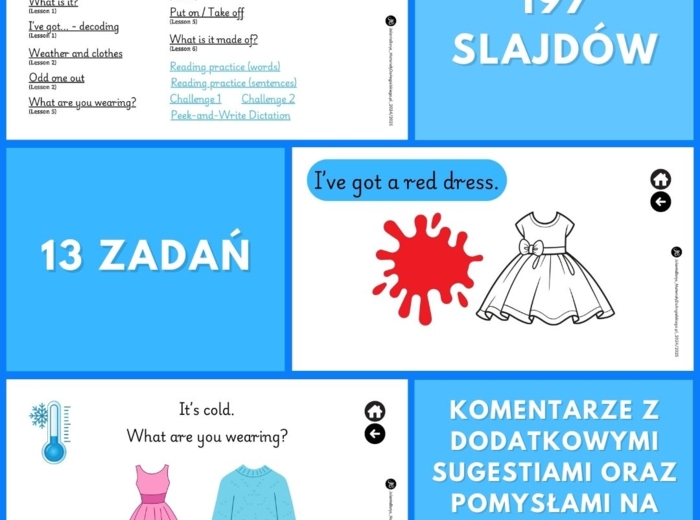 Prezentacja Shine On! 2 – Unit 3 My Clothes!