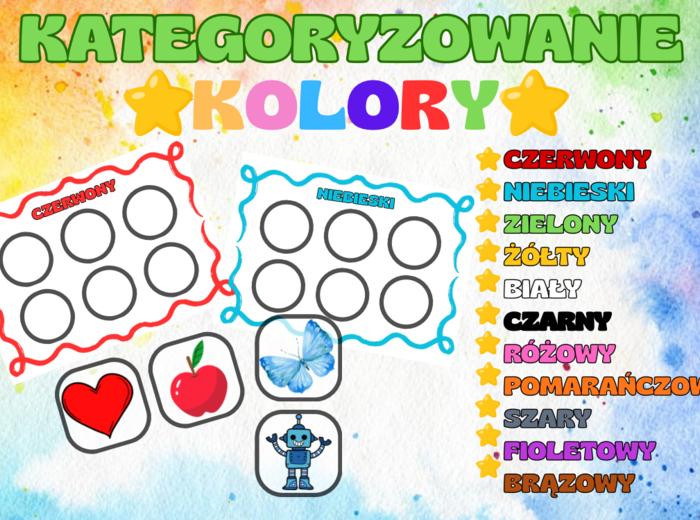 KATEGORYZOWANIE - KOLORY