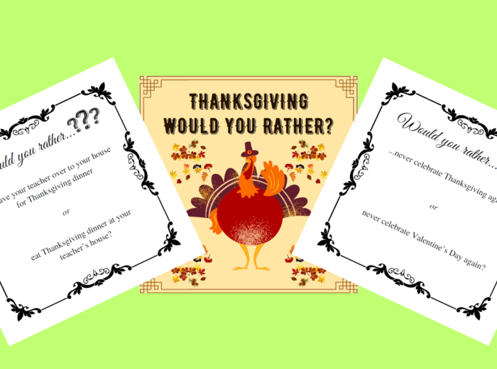 Thanksgiving Would you rather?