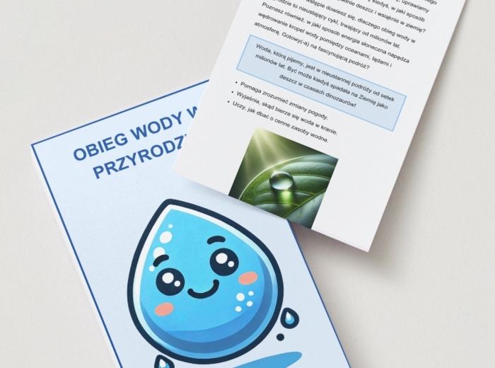 Schemat obiegu wody w przyrodzie