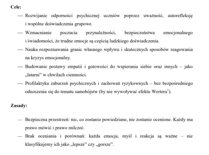 Materiał dla psychologa, pedagoga, wychowawcy: Wzmacnianie odporności psychicznej i umiejętności radzenia sobie w kryzysie
