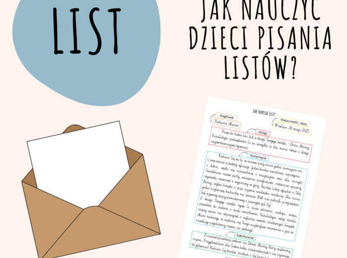 LIST - JAK NAUCZYĆ DZIECI PISANIA LISTÓW?