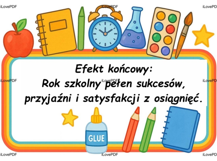 Przepis na udany rok szkolny