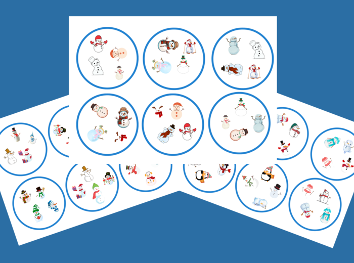 DZIEŃ BAŁWANA - Dzień Bałwanka - zima - dooble - 36 szt.