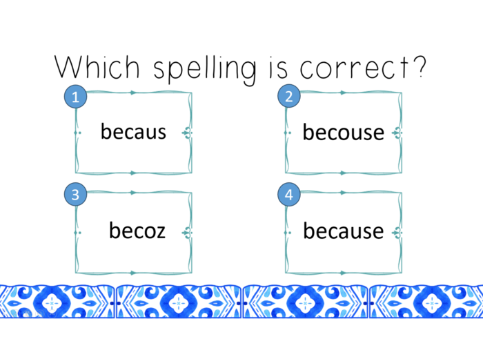 WHICH SPELLING IS CORRECT / PREZENTACJA POWERPOINT
