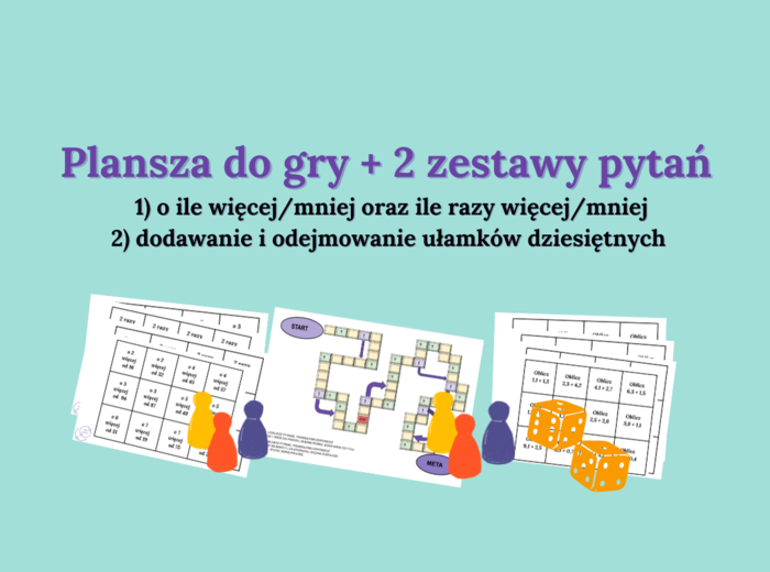 Gra planszowa + 2 zestawy pytań