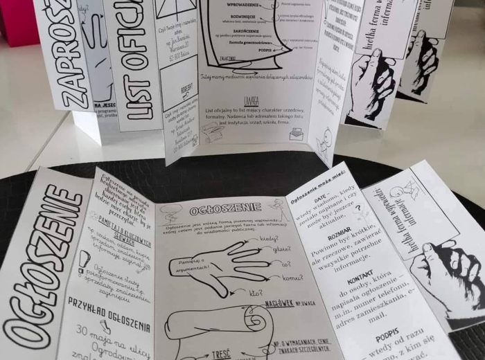 Krótkie formy wypowiedzi - zaproszenie, ogłoszenie. dedykacja, list prywatny , list oficjalny