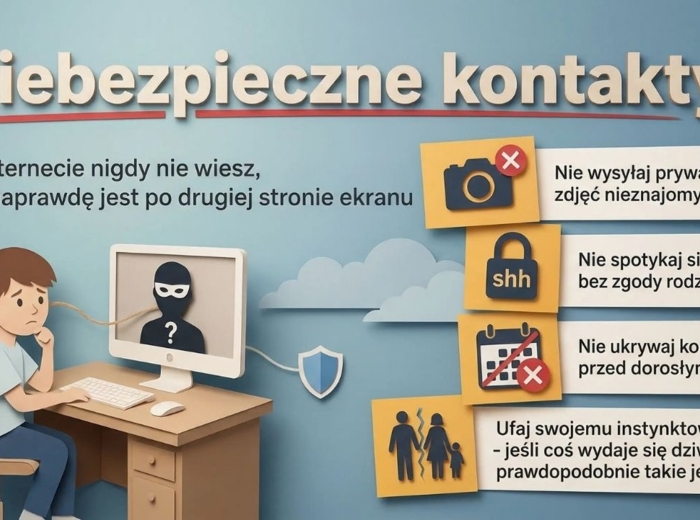 Dzień Bezpiecznego Internetu – gazetka szkolna / prezentacja (18 plansz)