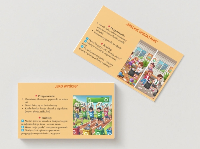 Zabawy ruchowe i piosenki o ekologii