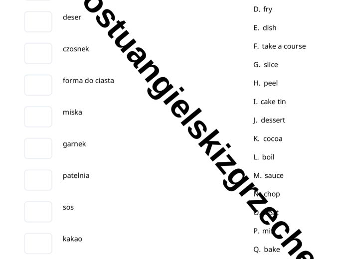 English Class A2 – Unit 6 – testy