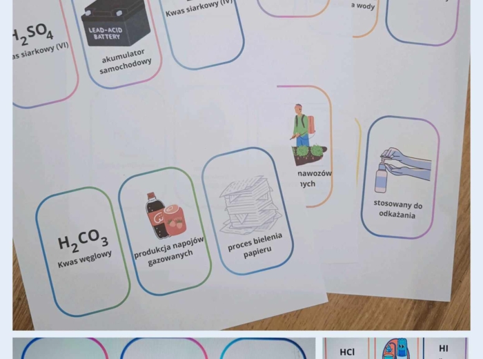 MEMORY zastosowania kwasów