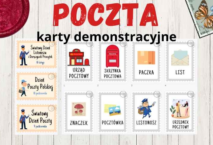 POCZTA - karty demonstracyjne