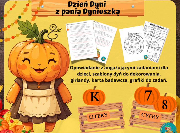 OPOWIADANIE - SCENARIUSZ DNIA DYNI W PRZEDSZKOLU - DZIEŃ DYNI