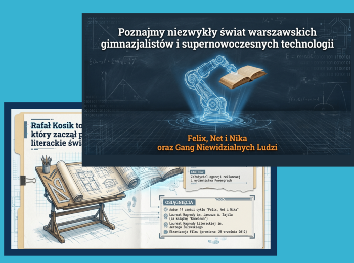 🌐"Felix, Net i Nika oraz Gang Niewidzialnych Ludzi" – prezentacja - 15 slajdów