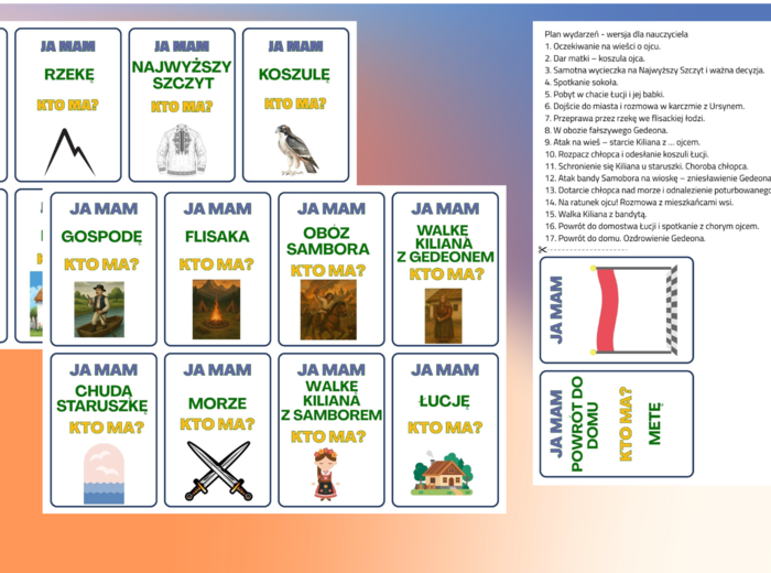 Rzeka Emilia Kiereś JA MAM KTO MA PLAN ZDARZEŃ MAPKA i Bonus