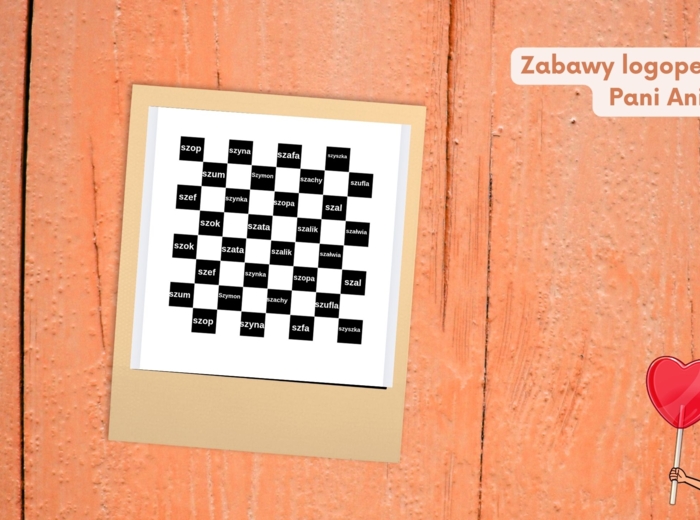 Szachowe karty pracy – głoski szumiące, syczące, R – dla uczniów klas starszych