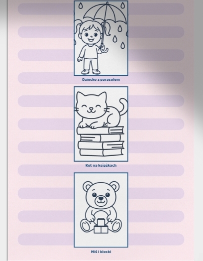 Karty Pracy: „Deszczowy Dzień – Zabawy w Domu”