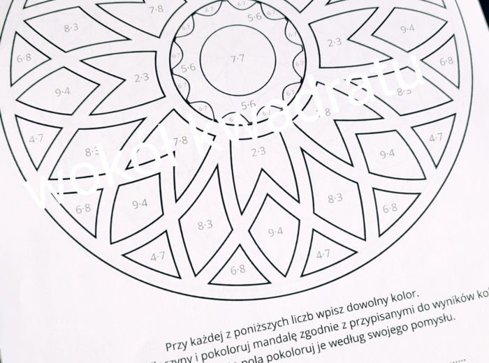 Światowy Dzień Tabliczki Mnożenia - mandale