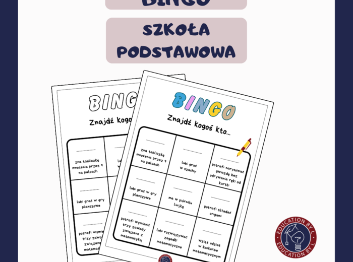 Bingo matematyczne "Znajdź kogoś kto..."