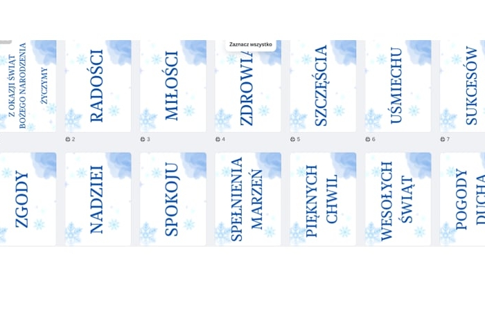 ŻYCZENIA ŚWIĄTECZNE na gazetkę