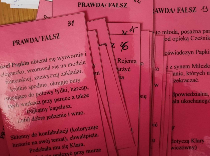 Zemsta- Prawda/Fałsz