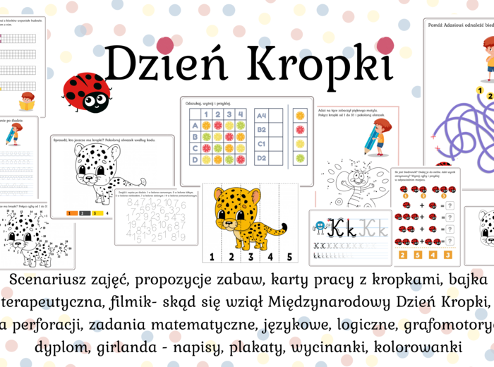 Międzynarodowy Dzień Kropki (święto kreatywności, odwagi i zabawy) 15 września