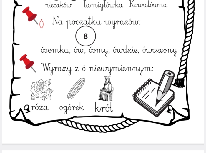 Zasady ortograficzne- wklejka i a4