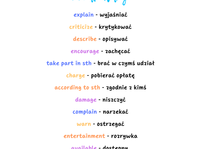 Nie bój się matury! Opanuj najważniejsze 36 słówek!