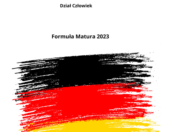 Trening maturalny z języka niemieckiego -poziom podstawowy i rozszerzony. Dział człowiek. Podwójny pakiet