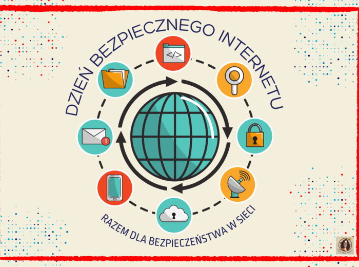 Gazetka "Dzień Bezpiecznego Internetu".