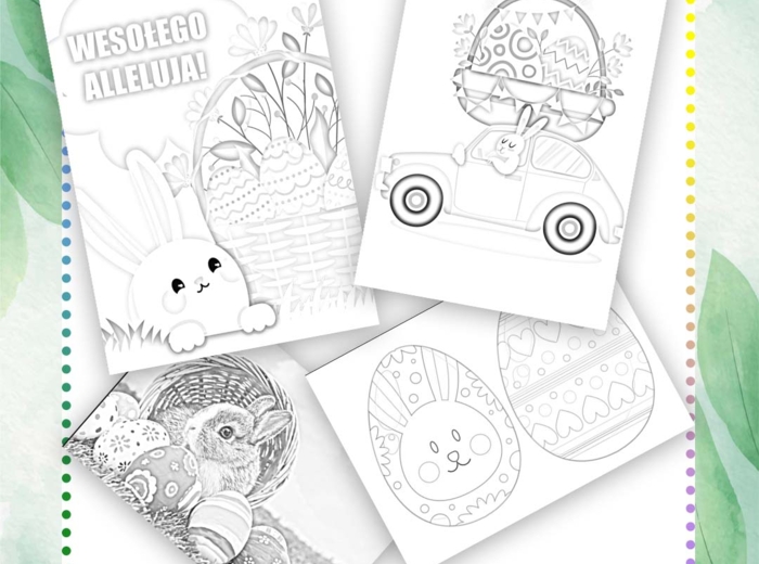 Kolorowanki wielkanocne